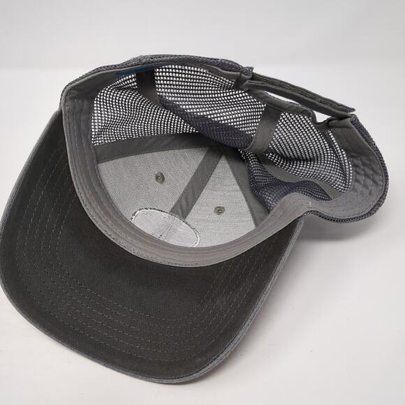 Fly Fishing Film Tour Strapback Trucker Hat Gray One Size Costa Del Mar - Picture 7 of 9